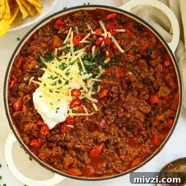 Bowl of Easy Chilli Con Carne.