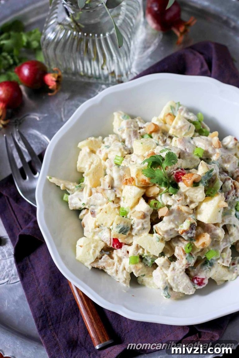 Curried Chicken Salad Recipe — Low Carb, Flavorful Lunch 2 Low Carb Chicken Salad Recipe with Curry