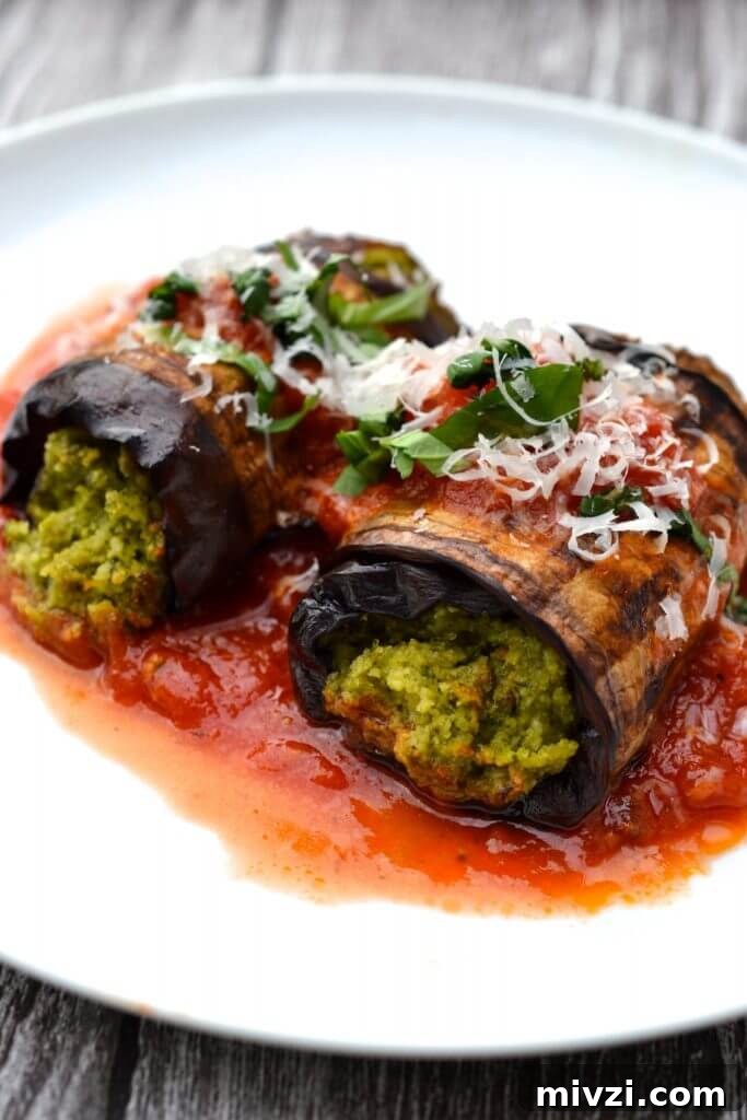 Vegan Eggplant Cannelloni
