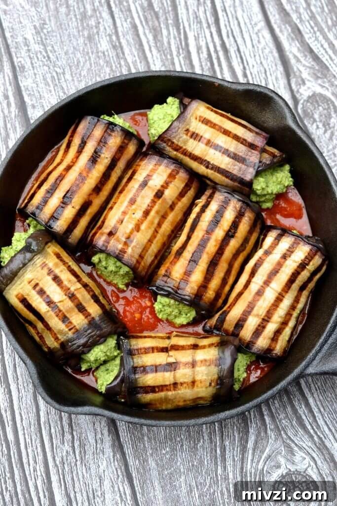 Vegan Eggplant Cannelloni