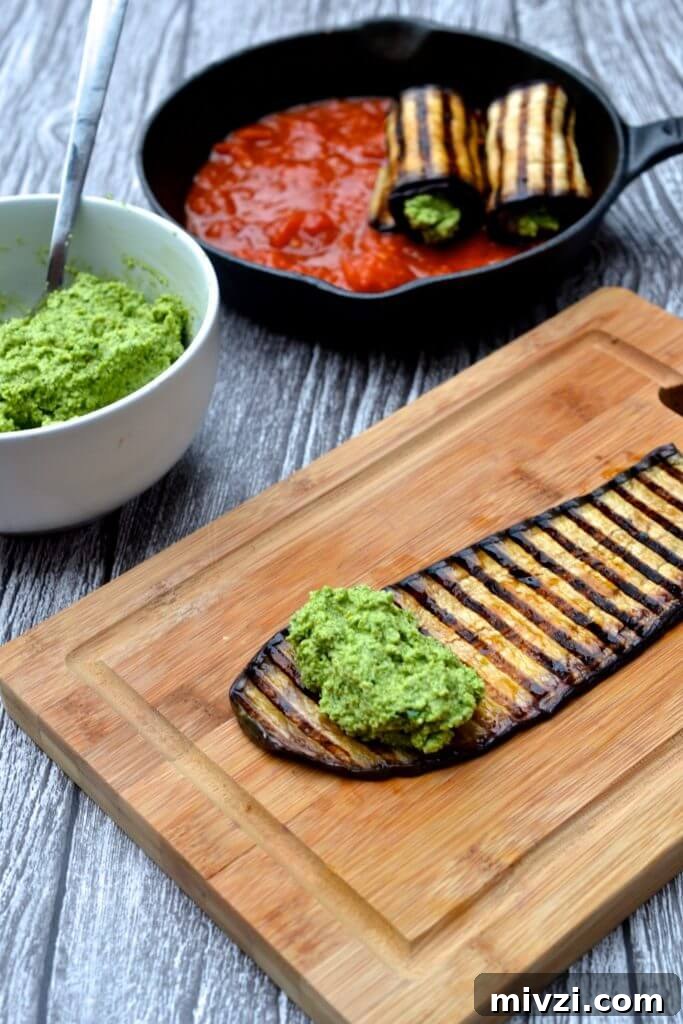 Vegan Eggplant Cannelloni