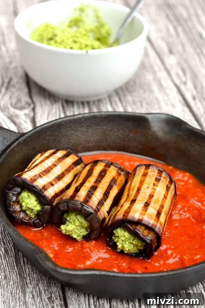 Vegan Eggplant Cannelloni 