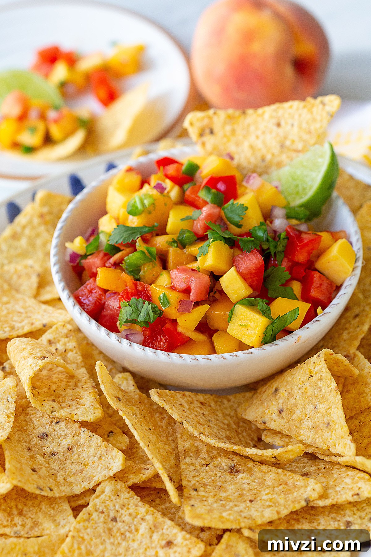 Peach Mango Salsa