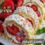 Strawberry Shortcake Cheesecake Dessert Sushi Rolls Recipe