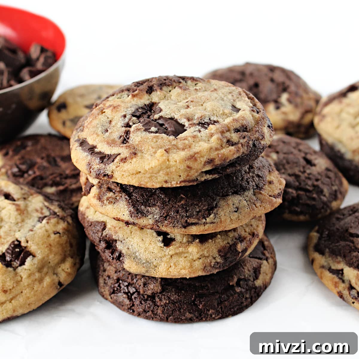 Marble Cookies Recipe: Soft Swirls of Chocolate and Vanilla 6 img 873 5