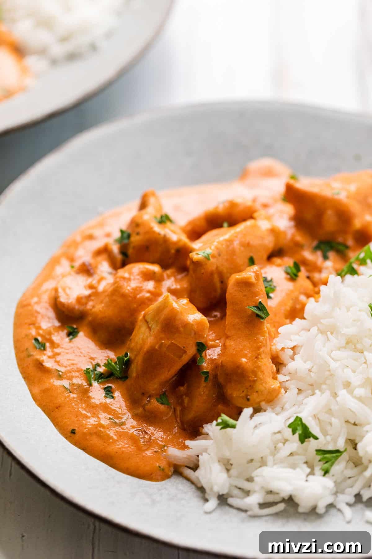 Brazilian-Style Chicken Stroganoff Recipe for Dinner 10 brazilian chicken stroganoff recipe with a side of rice on a plate