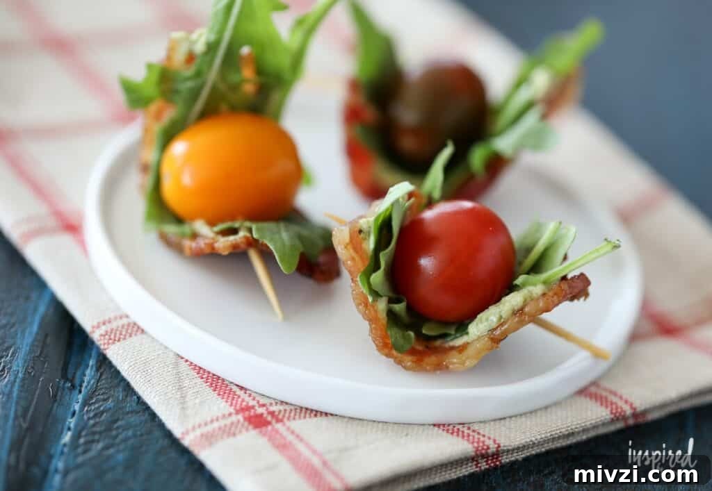 Cold and Room-Temperature Appetizers: 30 Make-Ahead Ideas 23 bacon tomatoes on skewers with pesto.