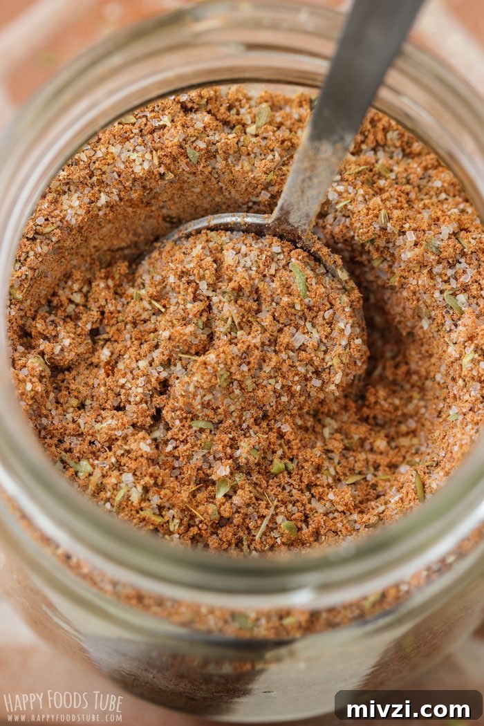 Homemade Fajita Seasoning Mix closeup