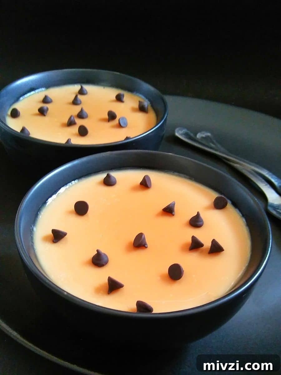 Coffee Pudding in bowls
