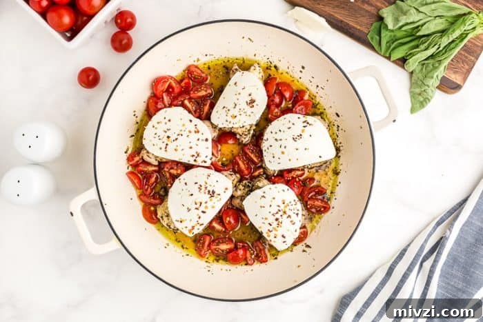 keto chicken thighs with fresh cherry tomatoes on the side