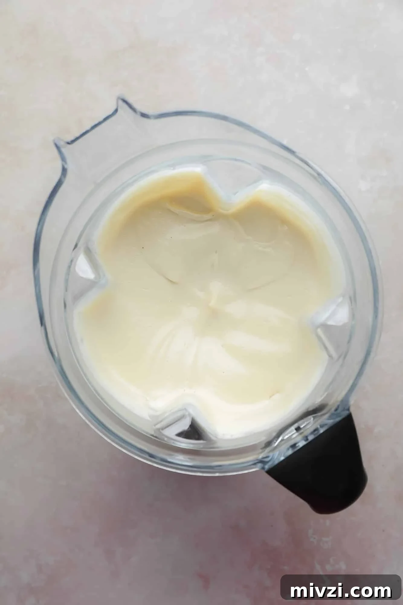 vegan mascarpone in a blender.