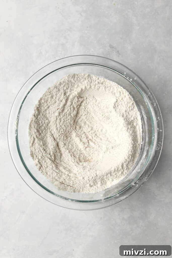 dry ingredients in bowl